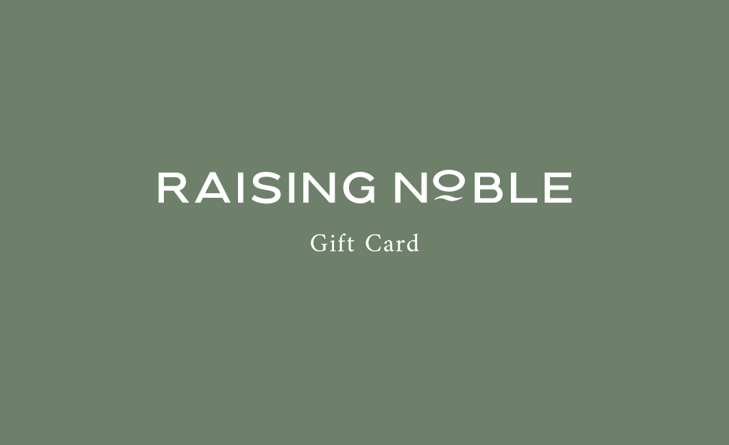 A Raising Noble gift card.